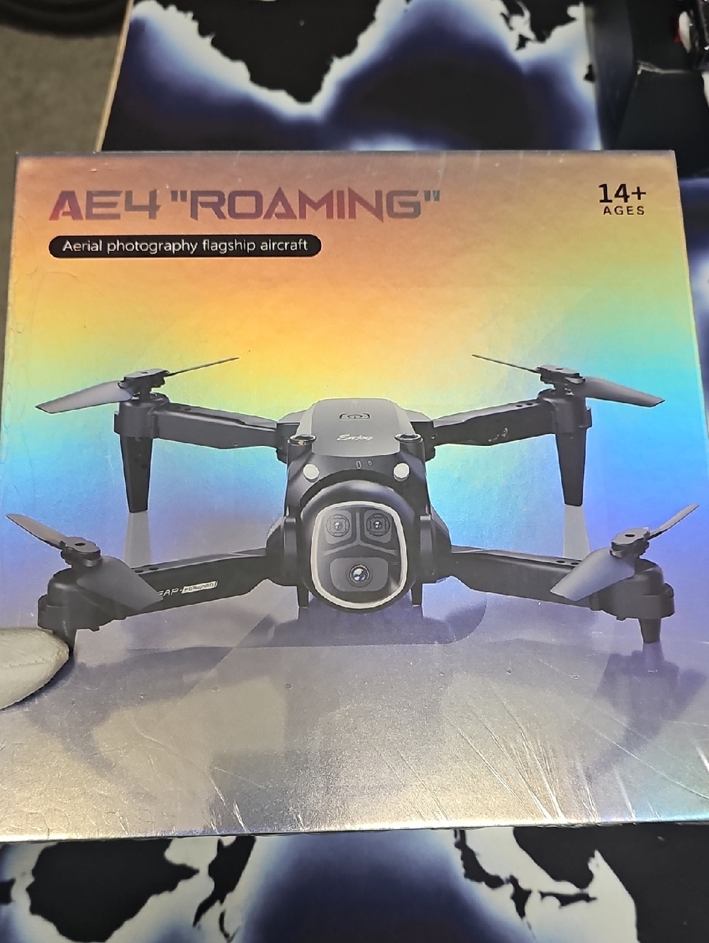 AE4 "Roaming" Aerial Photography Drone - Black